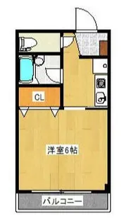 東京都江東区富岡1【マンション】の間取り