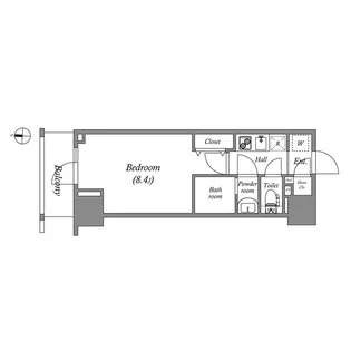 GRAN PASEO両国【9階】の間取り