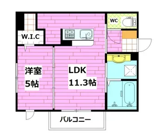 カーサプラシデス【2階】の間取り