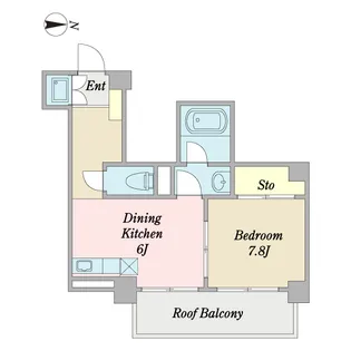 ノーブルロジュマン【5階】の間取り