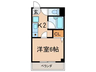 コベントガ-デン【2階】の間取り