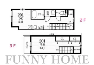 ミハス学芸大学の間取り