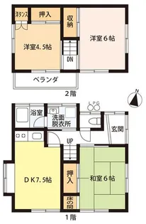 埼玉県蓮田市大字黒浜【一戸建】の間取り