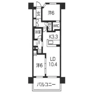 大阪府摂津市千里丘新町【マンション】の間取り