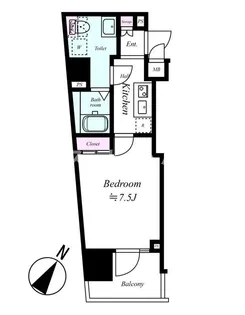 エルミタージュ大塚【2階】の間取り