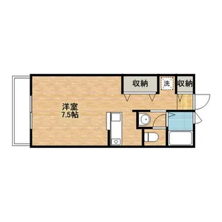 サンパレスB【3階】の間取り