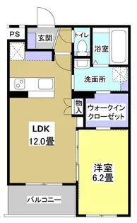 ブリアージュ二之宮【5階】の間取り