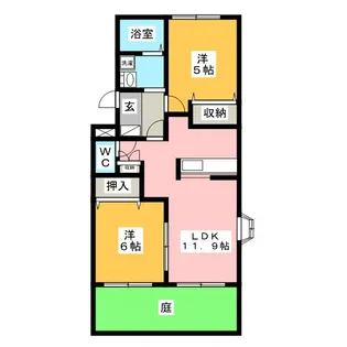 CRYSTAL【1階】の間取り