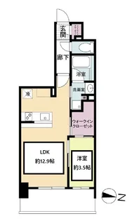 リビオメゾン新大阪【10階】の間取り