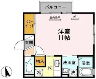 グランシャリオ【2階】の間取り