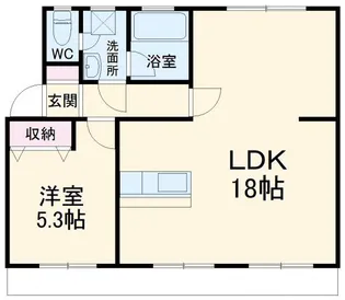 三田橋ポケット【3階】の間取り