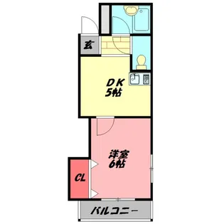 ヴィレッヂコート深田【4階】の間取り