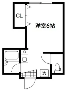 ブライトステージ上高田【1階】の間取り