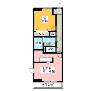 エスペランサ【1階】の間取り
