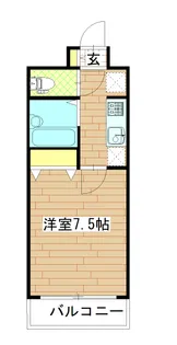 晩翠ウィングビル【9階】の間取り
