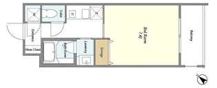 ガーデン西荻窪【1階】の間取り