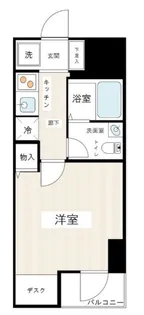 アクシルコート新大橋【2階】の間取り