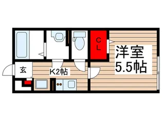 グレイス高野II【1階】の間取り