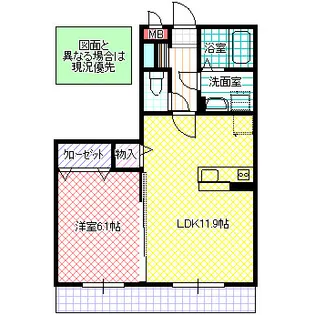 グランドソレーユ【3階】の間取り