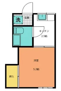 ベルハイム小菅【1階】の間取り
