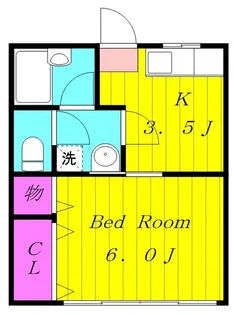 ウィステリアハイツ【2階】の間取り