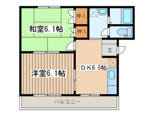 アビタシオン長津田【2階】の間取り