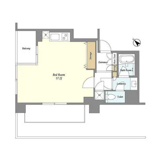 HF目黒行人坂レジデンス【5階】の間取り