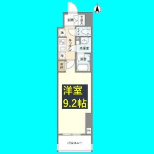エルスタンザ徳川【14階】の間取り
