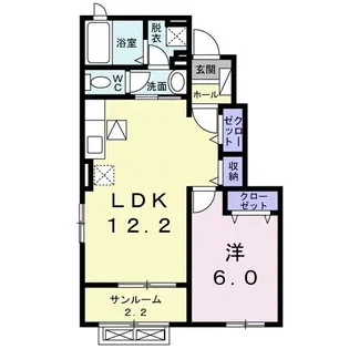 シエーナA【1階】の間取り