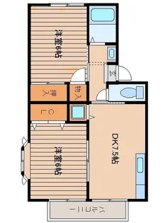 アーバーハウスA棟【2階】の間取り