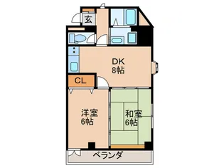 フォンテ名昭【3階】の間取り