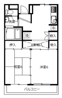メゾンパークレーン【4階】の間取り