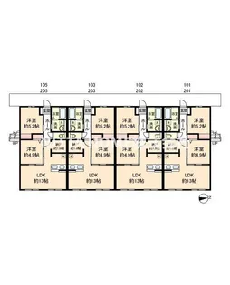 CantisLazyII【2階】の間取り