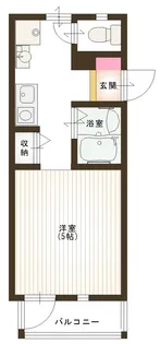 ローズマンションII【2階】の間取り
