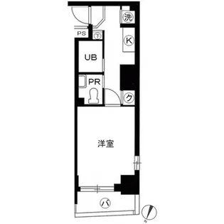 スカイコート三越前壱番館【8階】の間取り