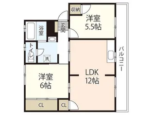 田中第二ビル【2階】の間取り