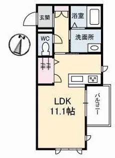 サリーレ【2階】の間取り