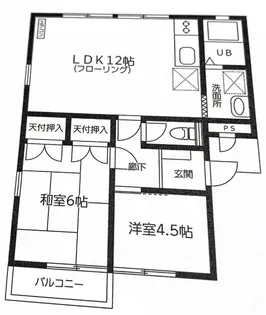 エクセル千間台B棟【2階】の間取り