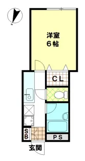 サニーハイツII【2階】の間取り
