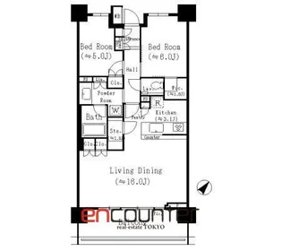 パークホームズ押上ザレジデンス【2階】の間取り