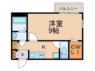 メゾンソレイユII【1階】の間取り