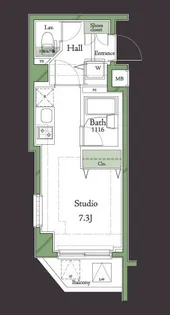 HF明大前レジデンス【4階】の間取り