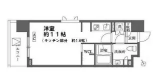 カスタリア大森【4階】の間取り