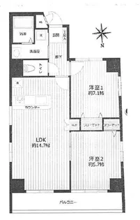ヴィップ西池袋大黒ビル【6階】の間取り