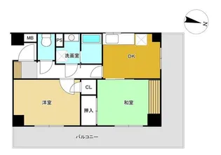 サンピア大森【5階】の間取り