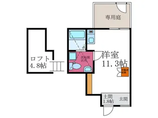 S-COURT【1階】の間取り