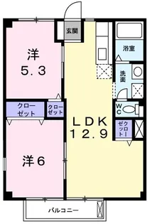 フレールカーサ【2階】の間取り