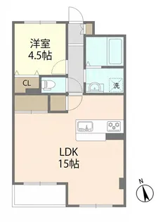 プロスパーハイム【2階】の間取り