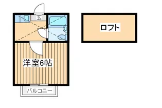 シャンブルイグレク【2階】の間取り