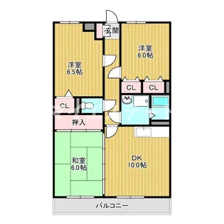 メリーマンション【3階】の間取り